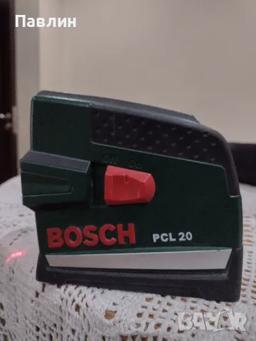 Лазерен нивелир BOSCH PCL 20, снимка 1 - Други инструменти - 48825877