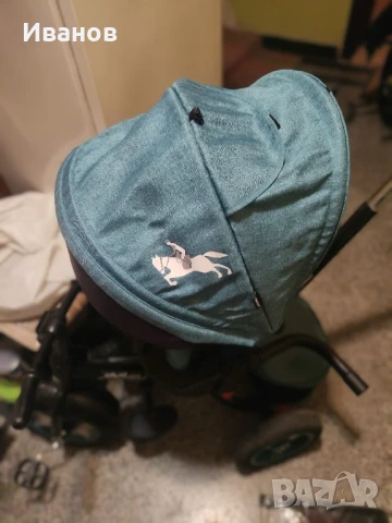 Триколка детска количка в Перфектно състояние , снимка 3 - Детски велосипеди, триколки и коли - 50764795