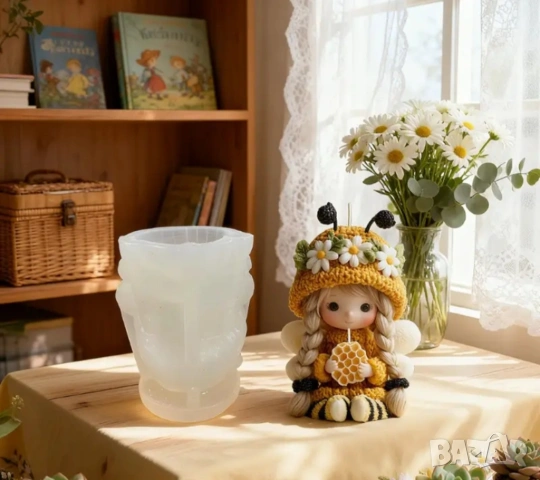 Молд момиче пчеличка, снимка 6 - Форми - 53522044