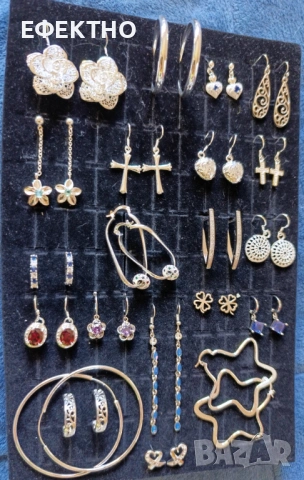 Различни модели сребърни обици, гривна,, колие.Комплект, снимка 10 - Бижутерийни комплекти - 14607372