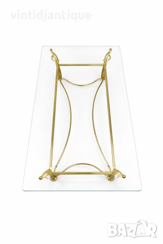 Винтидж холна маса в стил Hollywood Regency, снимка 2 - Маси - 54063420