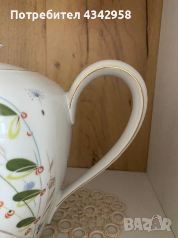 KPM Porcelain. 1952 г. Кана за чай., снимка 2 - Антикварни и старинни предмети - 51390188