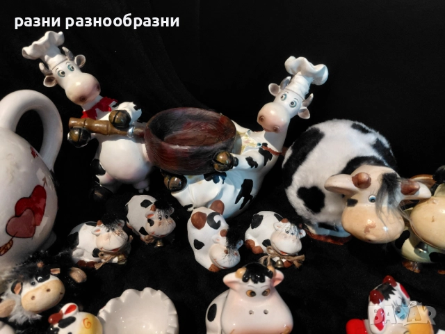 Колекция от фигурки на крави, снимка 2 - Колекции - 51989345