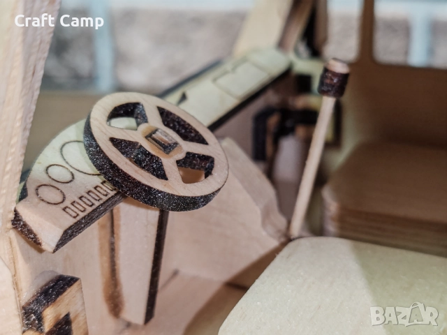Дървен модел на фермерски камион – Craft Camp, снимка 10 - Коли, камиони, мотори, писти - 52735528