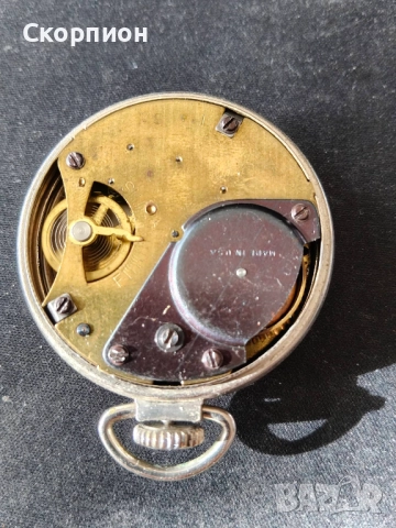 Американски джобен часовник - Westclox SCOTTY - MADE IN U.S.A. - Рядък, снимка 11 - Джобни - 50776891