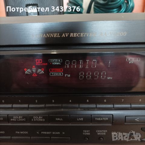 Akai Ресийвер AA-V1200, снимка 5 - Ресийвъри, усилватели, смесителни пултове - 46406972