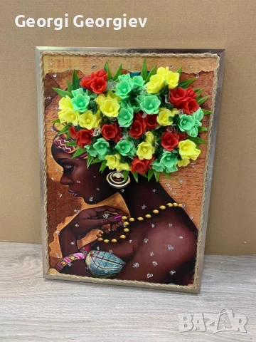 цветя изработени с глицеринов ароматен сапун и Българска роза 