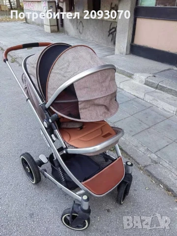 Количка Kikka boo Divaina 2 в 1 + чанта + поставка за шише, снимка 3 - Детски колички - 50971659