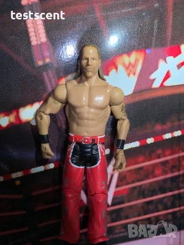 Екшън фигура WWE HBK Shawn Michaels The Heartbreak Kid WWE Mattel Шон Майкълс играчка figure Basic, снимка 10 - Колекции - 49149186