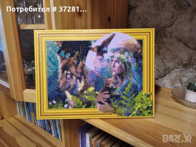 Диамантени гоблени готови изработени размер 30/40см с рамка., снимка 7 - Декорация за дома - 51722026