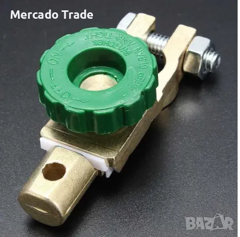 Ключ маса, клема за полюс на акумулатор акумулаторен прекъсвач, Зелен, снимка 3 - Аксесоари и консумативи - 50056012