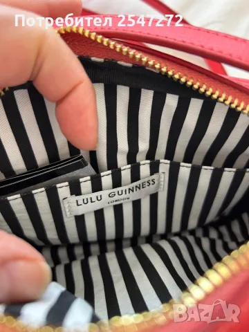 Дамска чанта lulu Guinness, снимка 5 - Чанти - 46885386