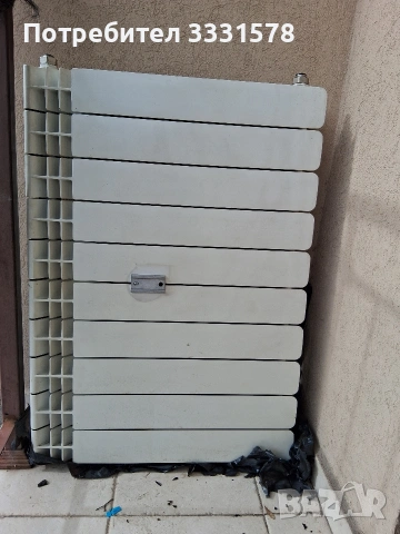 италиянски алуминиев радиатор 10 глидера, снимка 2 - Други стоки за дома - 53441134