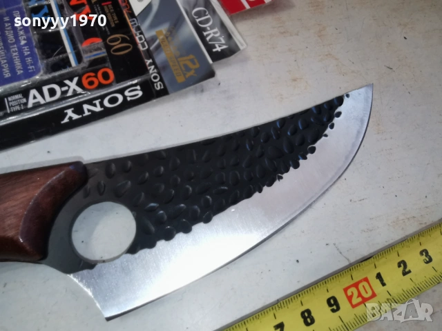 МАСИВЕН КРИВ НОЖ С ОТВОР 2702261933, снимка 5 - Ножове - 53649745