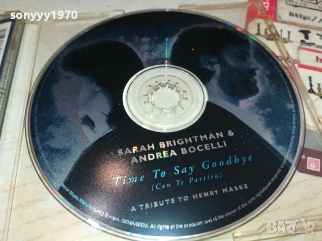 SARAH BRIGHTMAN & ANDREA BOCELLI CD 1306251852, снимка 4 - CD дискове - 50658057
