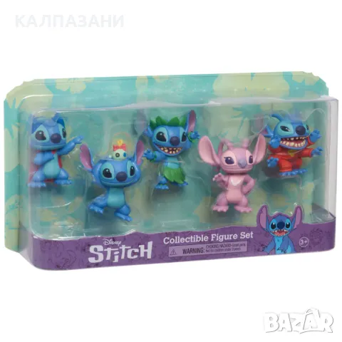 STITCH 5 фигури Collectable 46211, снимка 4 - Фигурки - 47579384