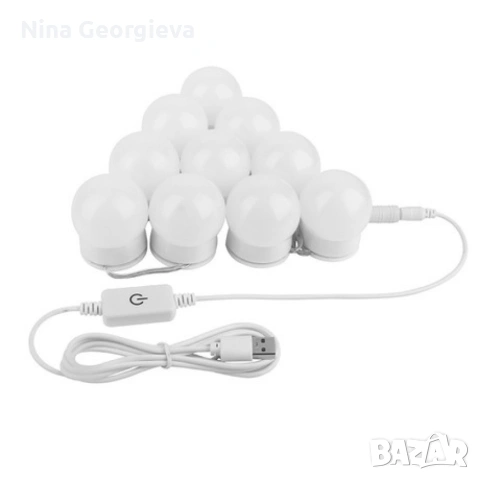Крушки LED за огледало, USB захранване , снимка 5 - Лед осветление - 53882638