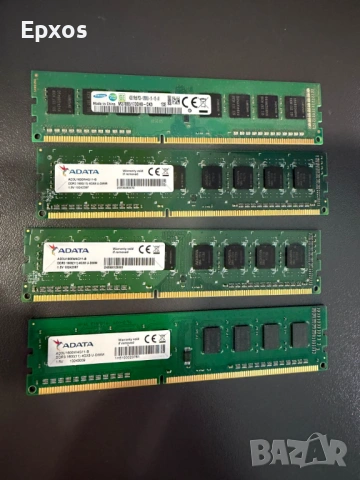 RAM ADATA; SAMSUNG 4GB DDR3 1600, снимка 3 - RAM памет - 53705308