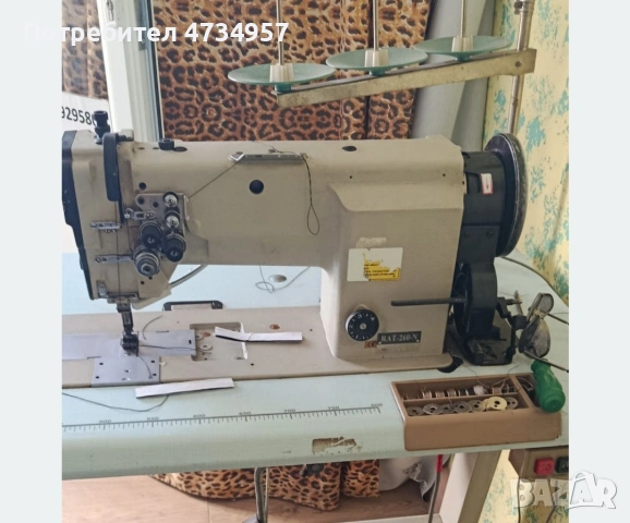 двуиглова шевна машина , снимка 5 - Други машини и части - 53850640