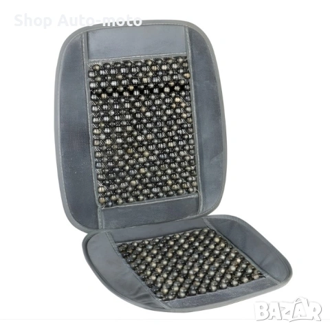 Масажен протектор за седалка Automat-86x43см, Масажор, Черен и Сив, снимка 5 - Аксесоари и консумативи - 54052671