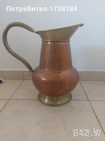 Медна кана , снимка 3 - Антикварни и старинни предмети - 50982881