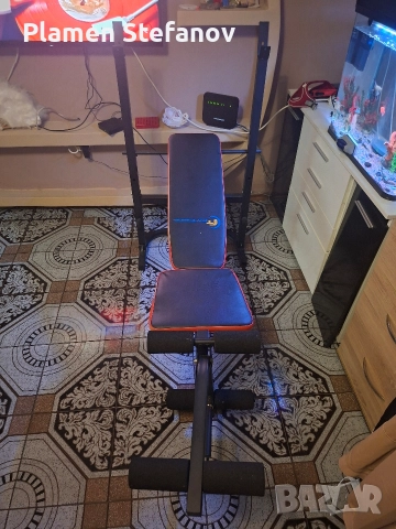 лежанка с дъмбели 30 кг и два лоста , снимка 2 - Фитнес уреди - 52696769