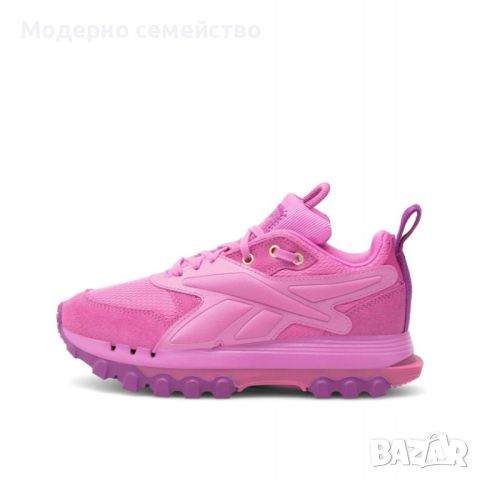 Дамски маратонки  reebok x cardi b classics leather shoes purple, снимка 3 - Маратонки - 46682020