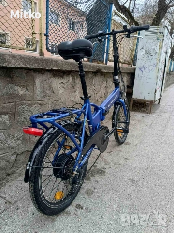 нов 20 цола електрически алуминиев велосипед с 7 скорости усилени капли чисто нов , снимка 7 - Велосипеди - 54223985