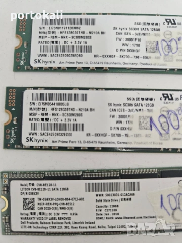 SSD M.2 2280 SATA III NVME 128GB SK Hynix LiteON, снимка 2 - Твърди дискове - 53535304