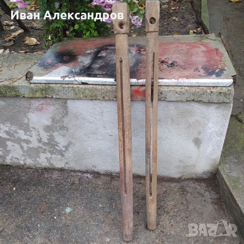 Кросна и нищелки от тъкачен стан, снимка 2 - Антикварни и старинни предмети - 53532074