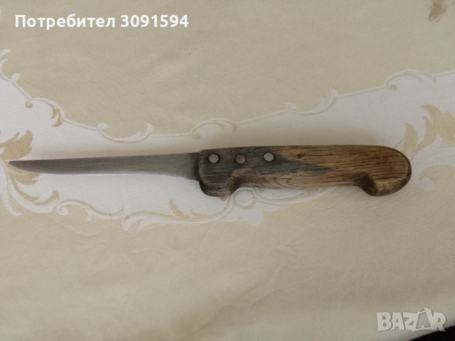 СТАР КОВАН КАСАПСКИ МЕСАРСКИ НОЖ за ОБЕЗКОСТЯВАНЕ ТРАНЖИРАНЕ 