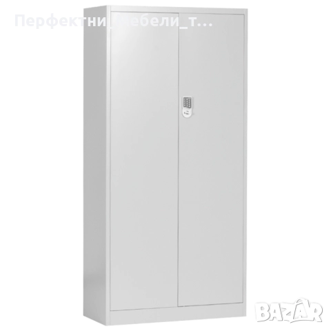 гОЛЯМ МЕТАЛЕН АРХИВЕН ШКАФ С ЕЛЕКТРОННА БРАВА И КОД.ш. 90 см / д. 40 см / в. 185см.-промо цена