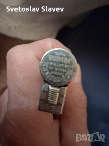 Стара бензинова запалка., снимка 3 - Антикварни и старинни предмети - 53124784