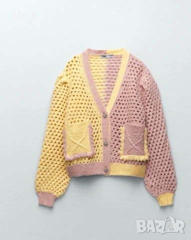 🌼 Жилетка с камъни на Zara , снимка 2 - Жилетки - 53784170