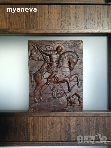 Свети Георги Победоносец убива змея. , снимка 4 - Пана - 51477360