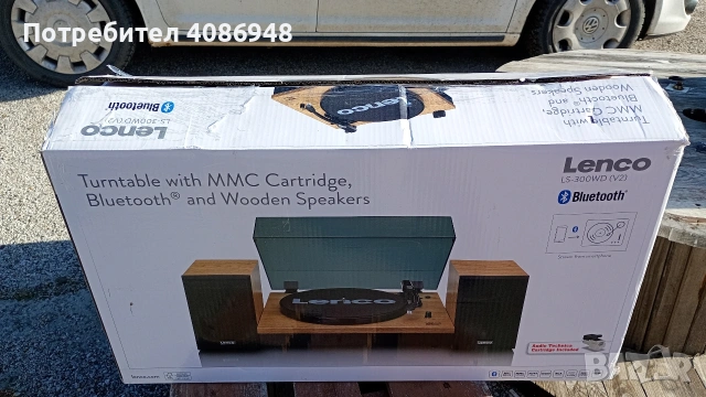 грамофон Lenko Bluetooth, чисто нов , снимка 7 - Грамофони - 53560500