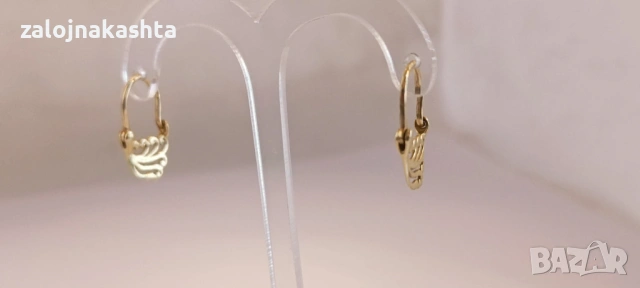 Нови-Златни обеци-1,15гр/14кр, снимка 2 - Обеци - 53257914