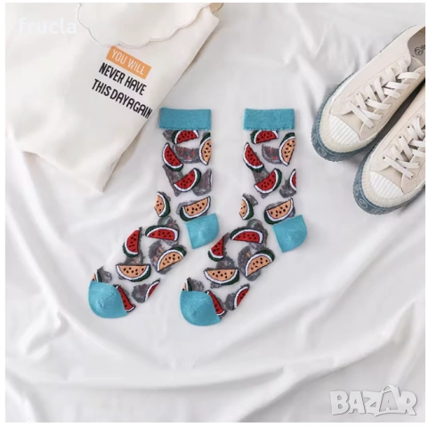 Чорапи от Тюл, снимка 4 - Дамски чорапи - 53973772