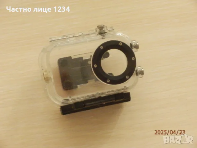 Водоустойчив кейс за екшън камера със свързване чрез щипка или към трипод