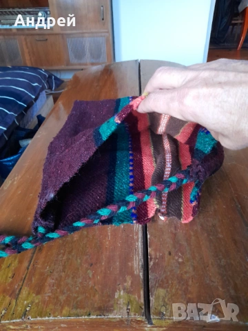 Стара овчарска торба #13, снимка 6 - Антикварни и старинни предмети - 53373941