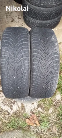 2бр зимни гуми 195/55R16 Michelin, снимка 1 - Гуми и джанти - 47993397