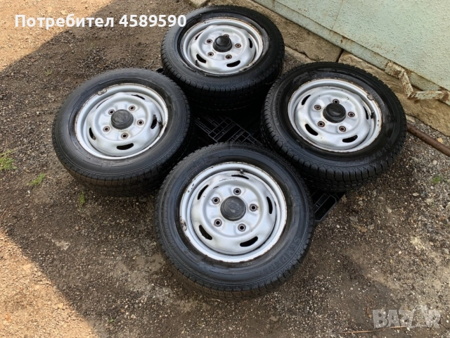 4бр.Оригинални железни джанти + ЗИМНИ ГУМИ Semperit 195/70/15C 15" 5x160 за Ford Transit(2000-2024), снимка 3 - Гуми и джанти - 51804035