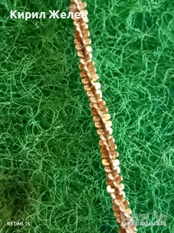 Сребърен синджир красива плетка подходящ аксесоар за ежедневието 43069, снимка 4 - Колиета, медальони, синджири - 54014105