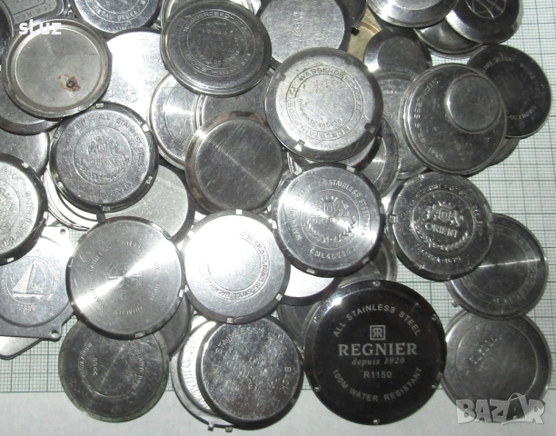 Задни капаци за различни ръчни часовници, лот 160 бр., снимка 6 - Антикварни и старинни предмети - 54219452