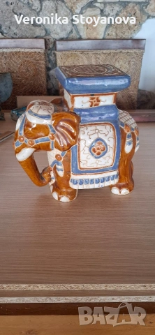 Слонче керамика, снимка 3 - Декорация за дома - 53426870