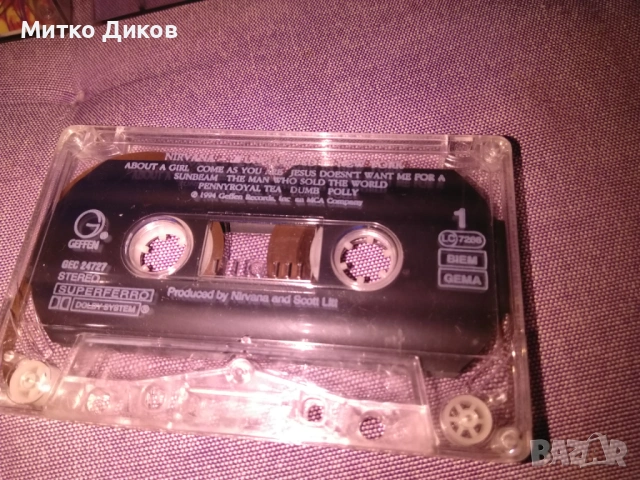 аудио касета на албума "MTV Unplugged in New York" на групата Нирвана. , снимка 5 - Аудио касети - 53237700