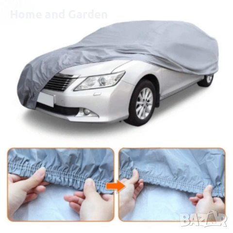 Премиум сиво покривало за кола – защита при всякакви метеорологични условия, снимка 5 - Аксесоари и консумативи - 54027854