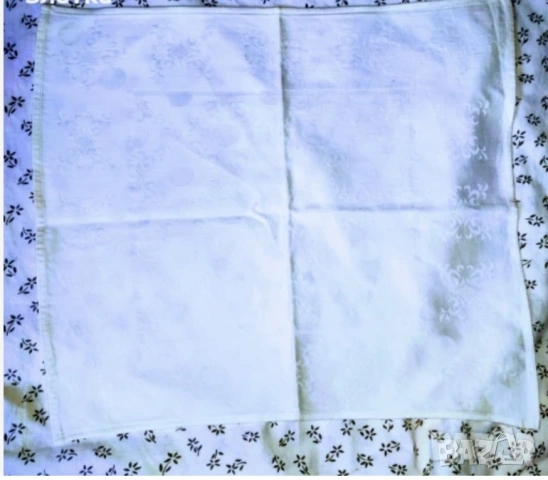 Жакард Нова жакардова покривка за маса 160/140см. Бяла жакардова салфетка Жакардови кърпи бели, снимка 2 - Покривки за маси - 53724698