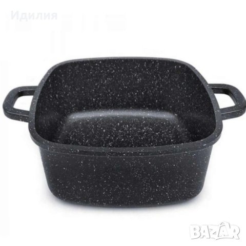 Комплект тенджери – Cheffinger от 3 части с мраморно покритие и капаци + подарък 2 ръкавици, снимка 5 - Съдове за готвене - 53139229