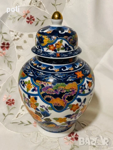 японски порцеланов буркан , снимка 3 - Колекции - 50813913